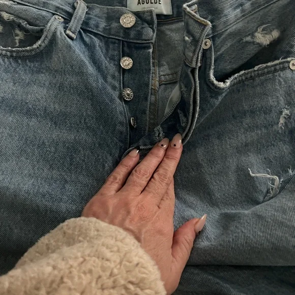 Agolde 90’s loose fit jeans in Fallout ! Great condition - Picture 2 of 3